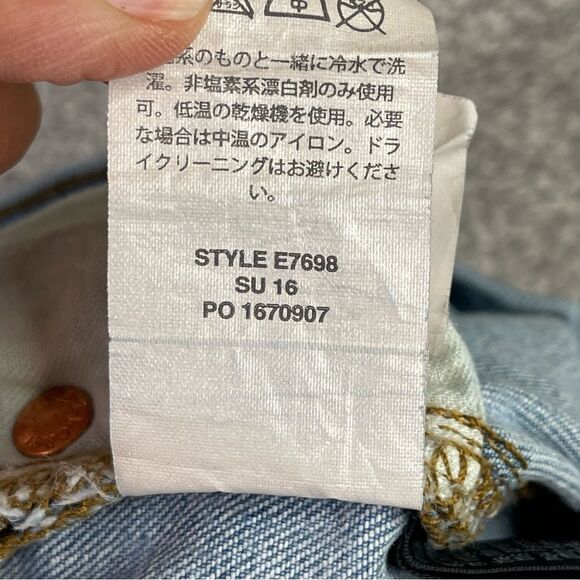 J. Crew Billie Demi Jeans Women’s 29 Blue Cropped Boot High Rise Light Wash - Picture 7 of 12